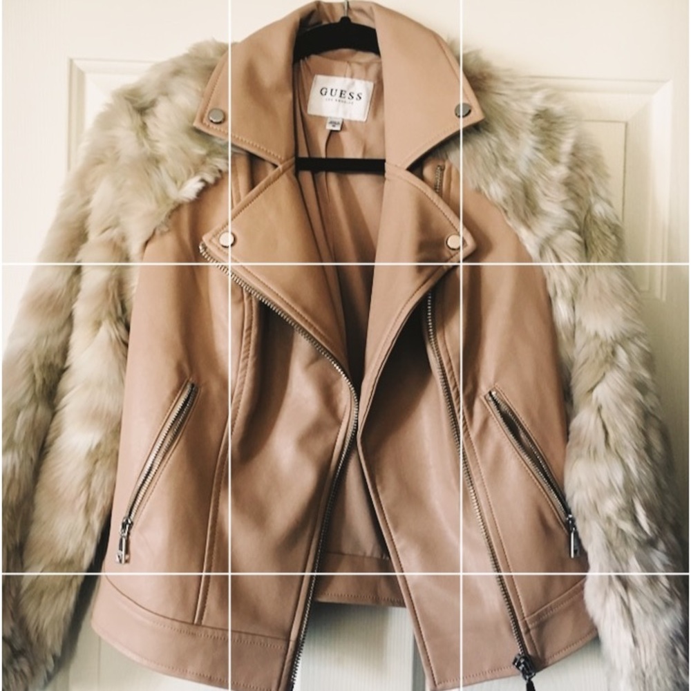 Mixed Media Moto Jacket